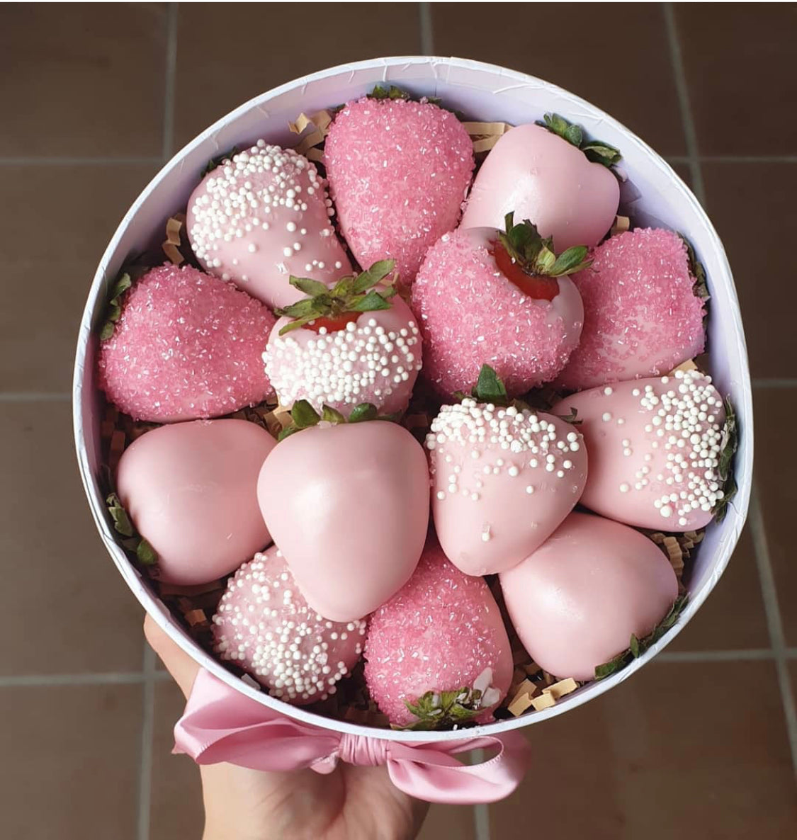 Caja de Fresas bañadas en chocolate | The Prestige Roses